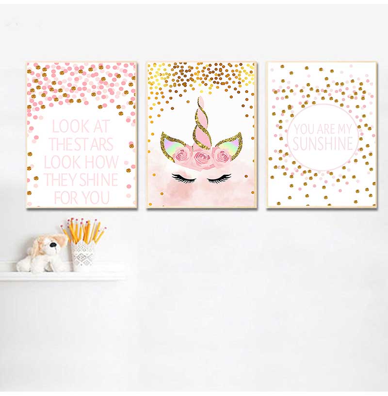 Baby Nursery Quotes - Decorative Picture Baby Girl Bedroom Decoration
