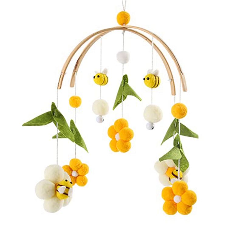 Baby Nursery Gender Neutral - BMBY-Baby Crib Mobile For Boys Girls/Bees