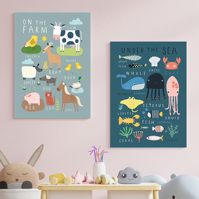 Baby Nursery Under The Sea - Under The Sea Print On The