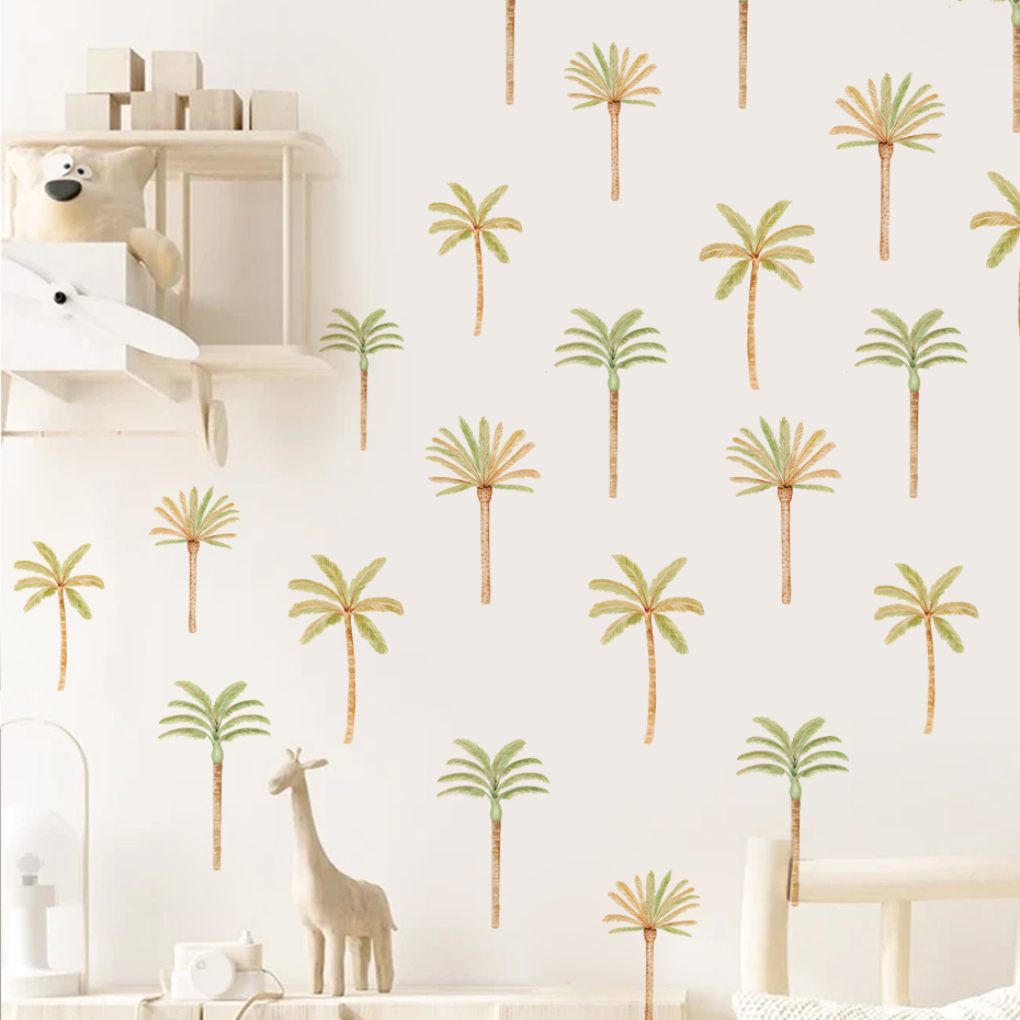Boho Coconut Palm Tree Wall St - đánh giá và giá Baby Nursery Set Furniture