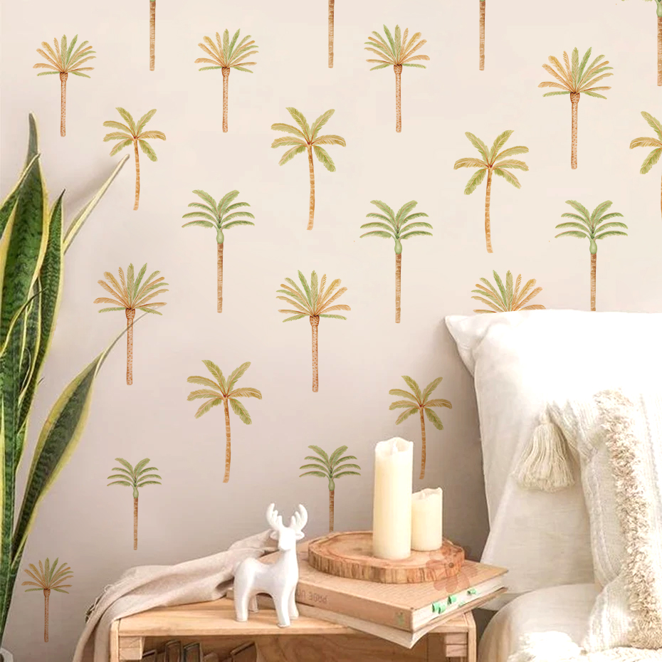 Boho Coconut Palm Tree Wall St - đánh giá và giá Baby Nursery Set Furniture