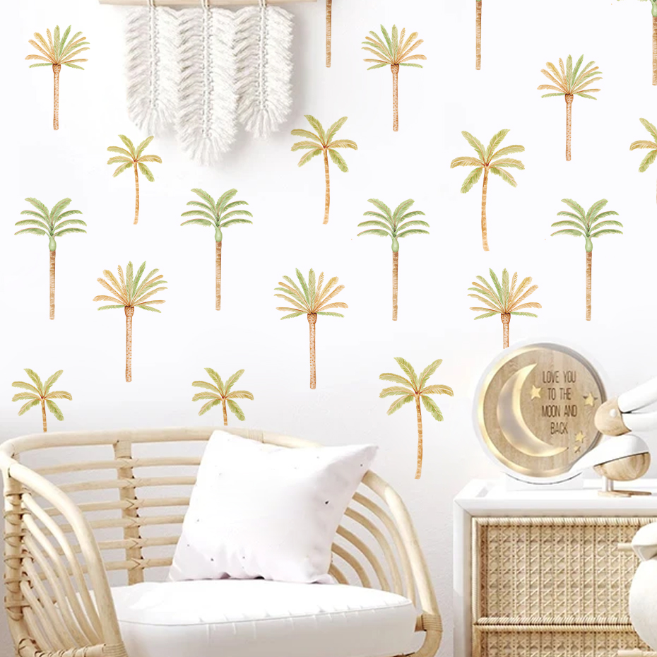Boho Coconut Palm Tree Wall St - đánh giá và giá Baby Nursery Set Furniture