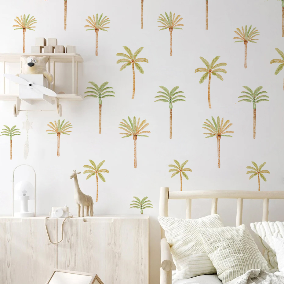 Boho Coconut Palm Tree Wall St - đánh giá và giá Baby Nursery Set Furniture