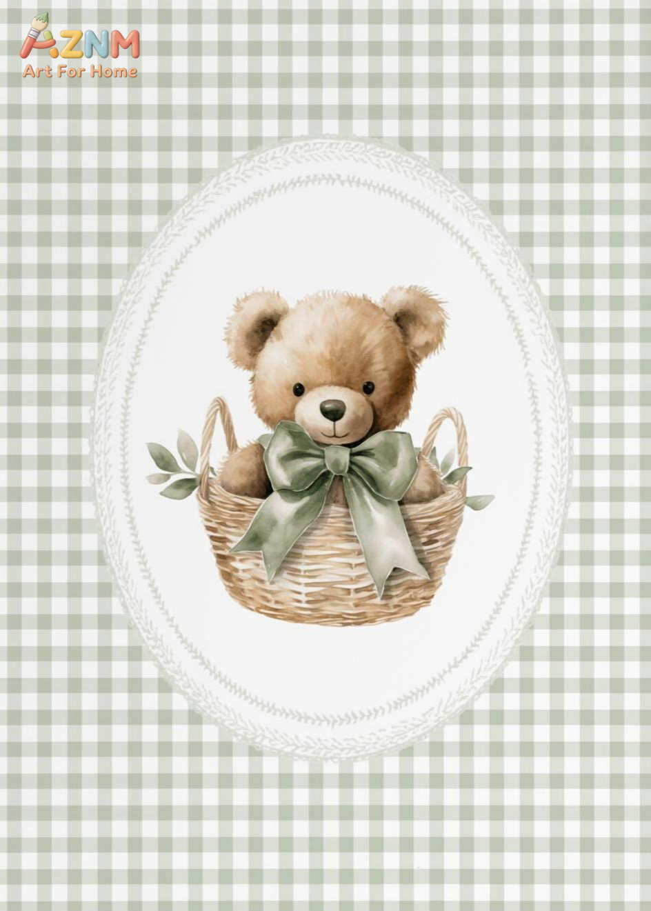 Watercolor Teddy Bear Nursery  - đánh giá và giá Baby Nursery Set Furniture