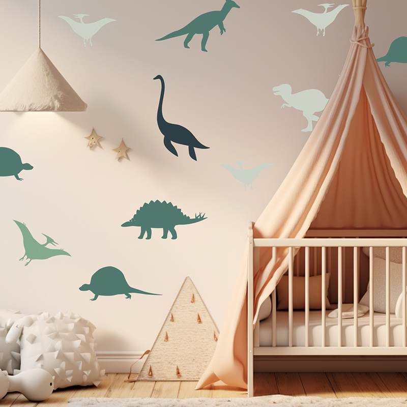 Boho Cartoon Animals Dinosaurs - đánh giá và giá Baby Nursery Set Furniture