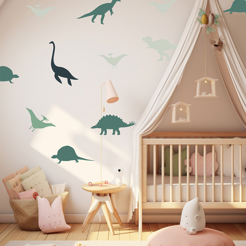 Boho Cartoon Animals Dinosaurs - đánh giá và giá Baby Nursery Set Furniture