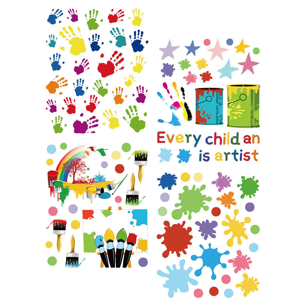 4 Sheets Wall Stickers Adorabl - đánh giá và giá Wall Decal Nursery