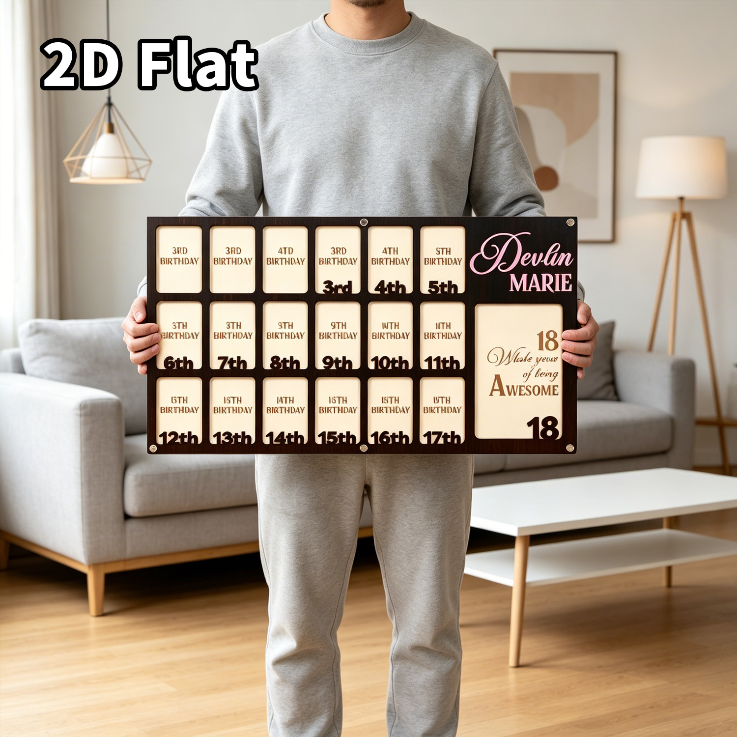 1Pc Custom Grade Photo Frame W - đánh giá và giá Baby Nursery Wall