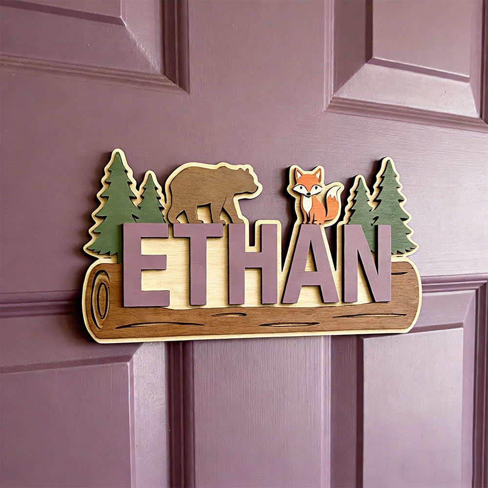 Woodland Forest Animal Persona - đánh giá và giá Baby Nursery Wall
