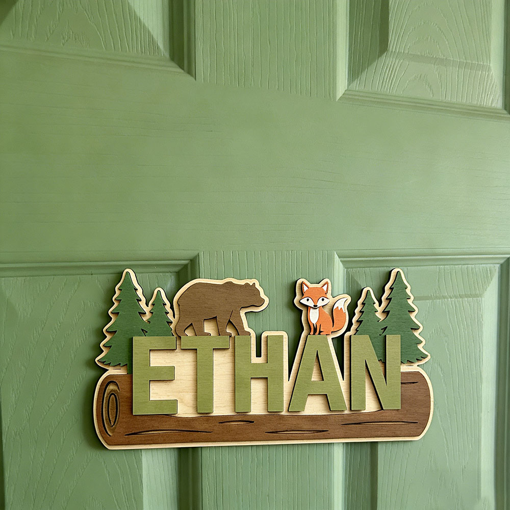 Woodland Forest Animal Persona - đánh giá và giá Baby Nursery Wall