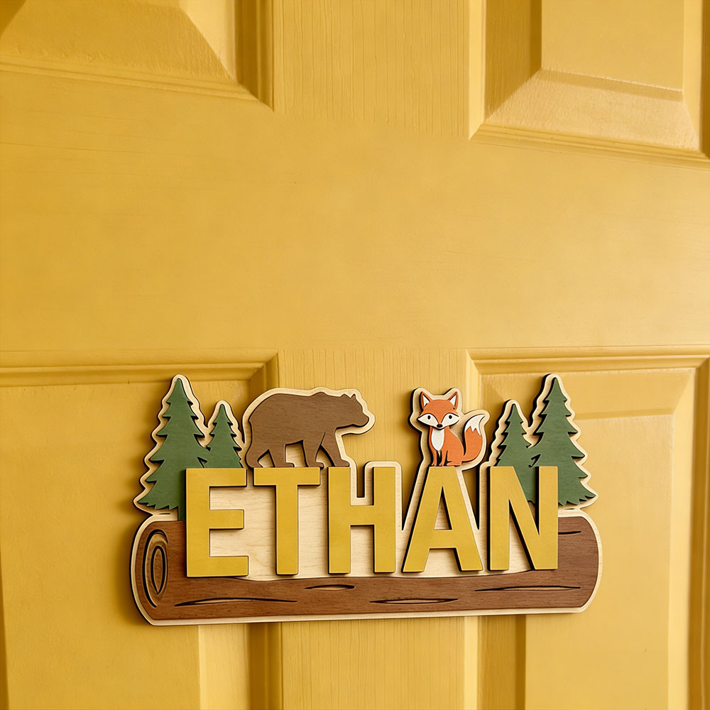 Woodland Forest Animal Persona - đánh giá và giá Baby Nursery Wall