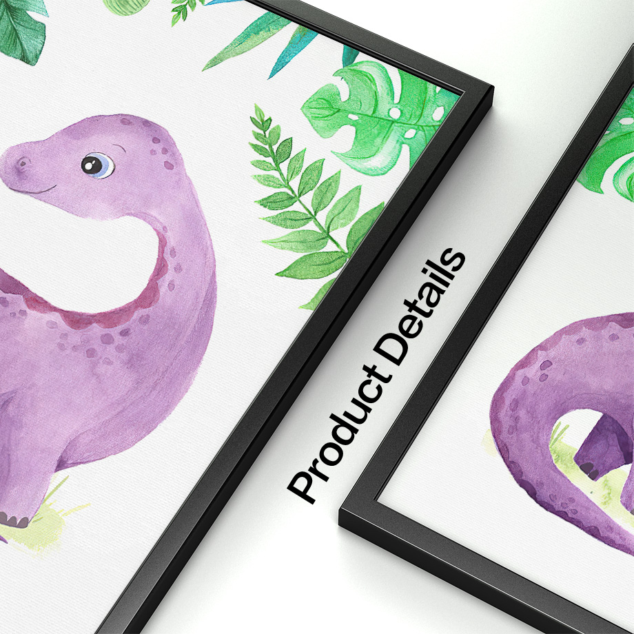 Watercolor Cute Cartoon Dinosa - đánh giá và giá Baby Nursery Gender Neutral