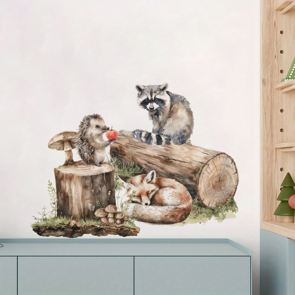 Cartoon Raccoon Hedgehog Fox S - đánh giá và giá Baby Nursery Set Furniture