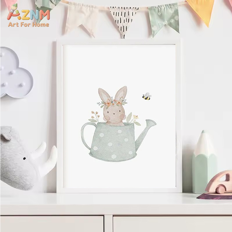 AZNM Watercolor Neutral Baby A - đánh giá và giá Baby Nursery Gender Neutral