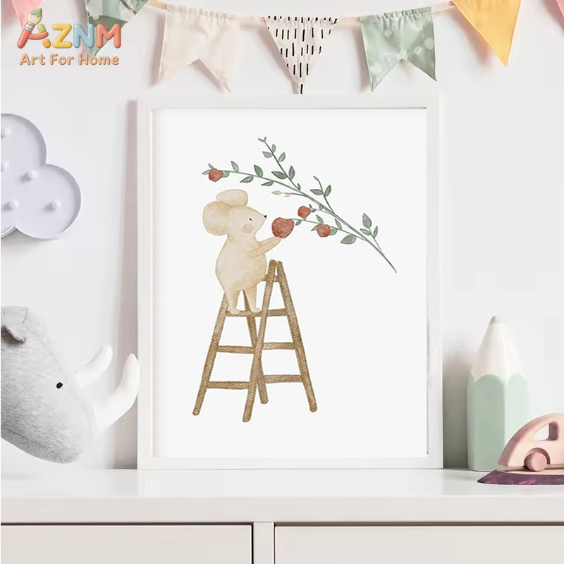 AZNM Watercolor Neutral Baby A - đánh giá và giá Baby Nursery Gender Neutral