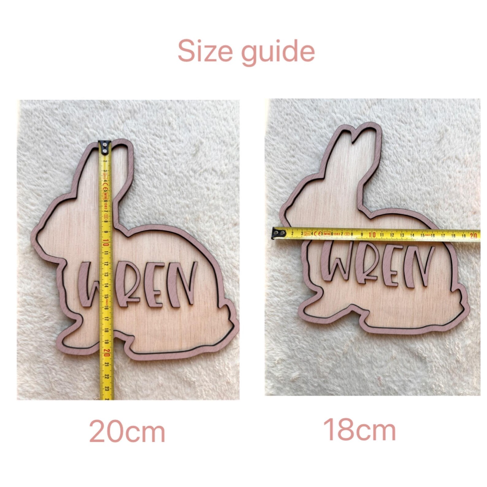 Personalized Bunny Name Wooden - đánh giá và giá Baby Nursery Wall