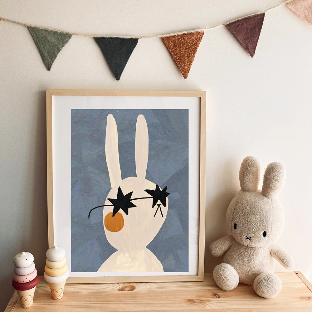 1PC Frameless  Funny Cartoon R - đánh giá và giá Baby Nursery Quotes