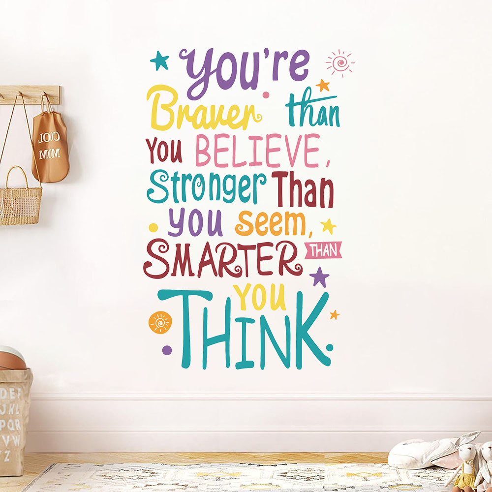 You Are Brave Smart Stronger S - đánh giá và giá Baby Nursery Quotes