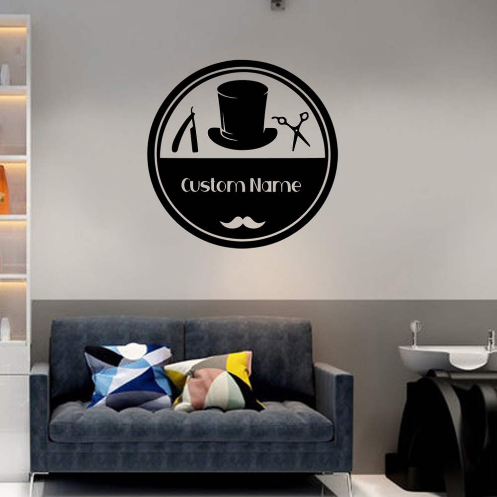 1PC Cute Hairdressing Customiz - đánh giá và giá Wall Decal Nursery