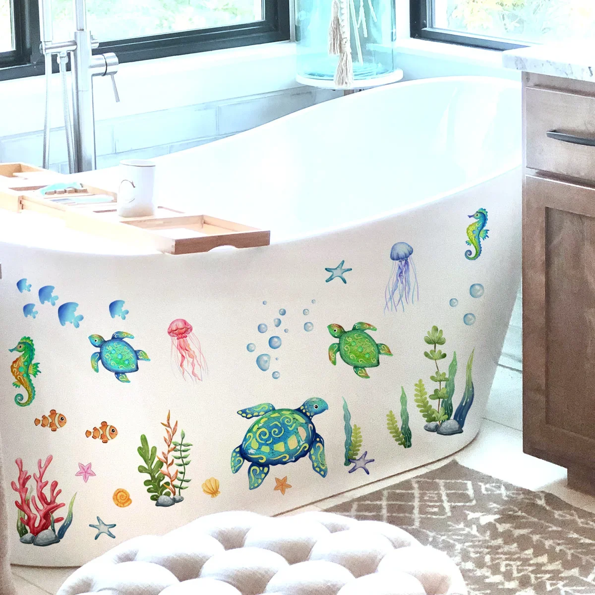Ocean Wall Decals Under The Se - đánh giá và giá Baby Nursery Under The Sea