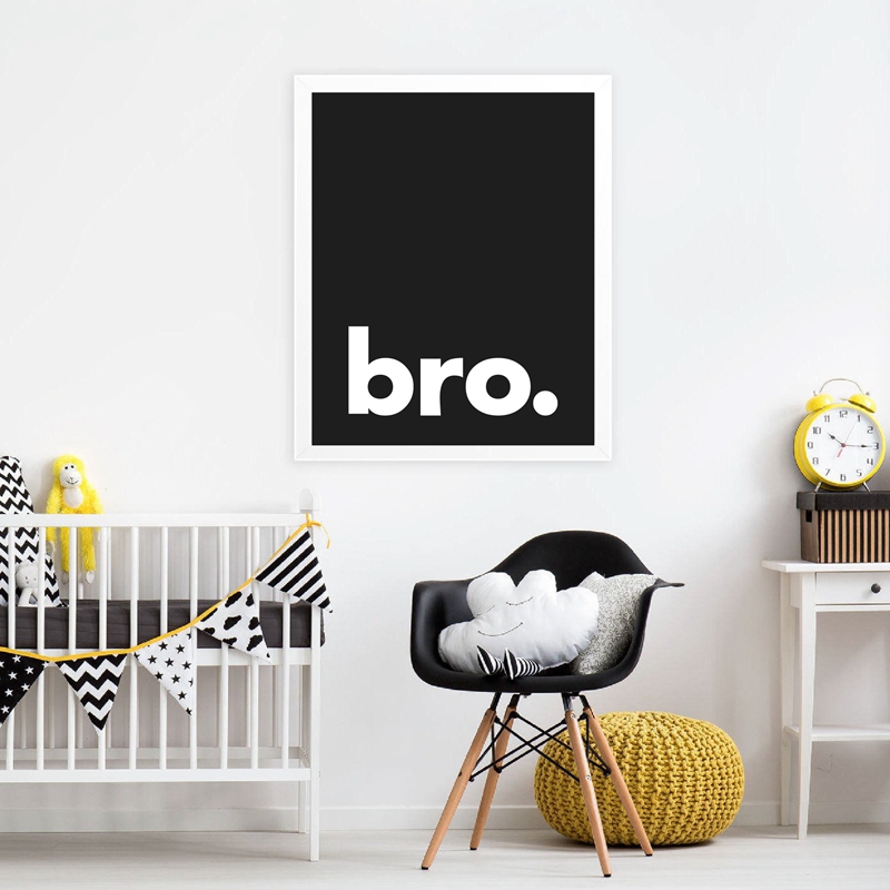 Bro. In Tối Giản Kiểu Chữ Post - đánh giá và giá Baby Nursery Quotes
