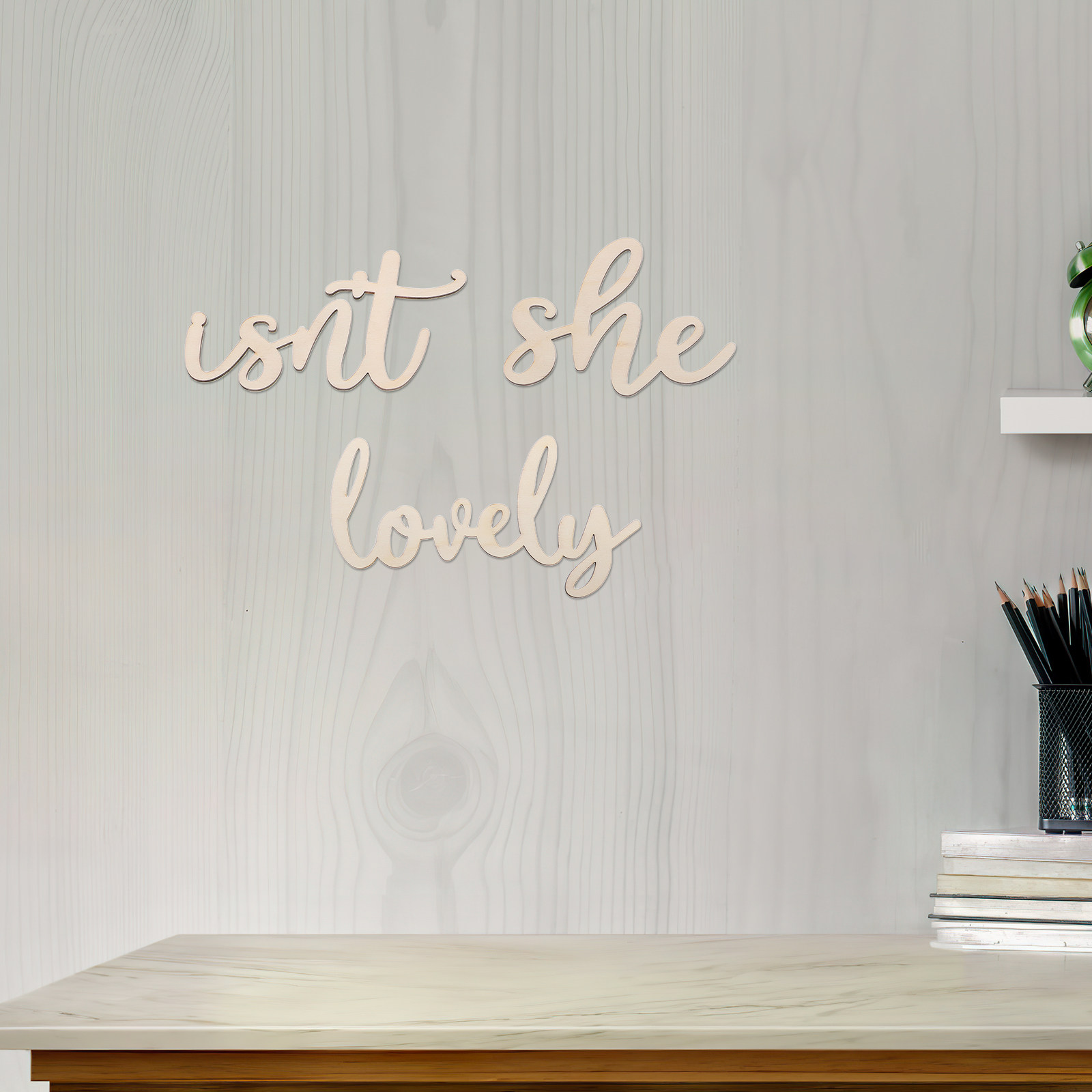 Wood Sign Wooden Wall Sticker  - đánh giá và giá Baby Nursery Wall