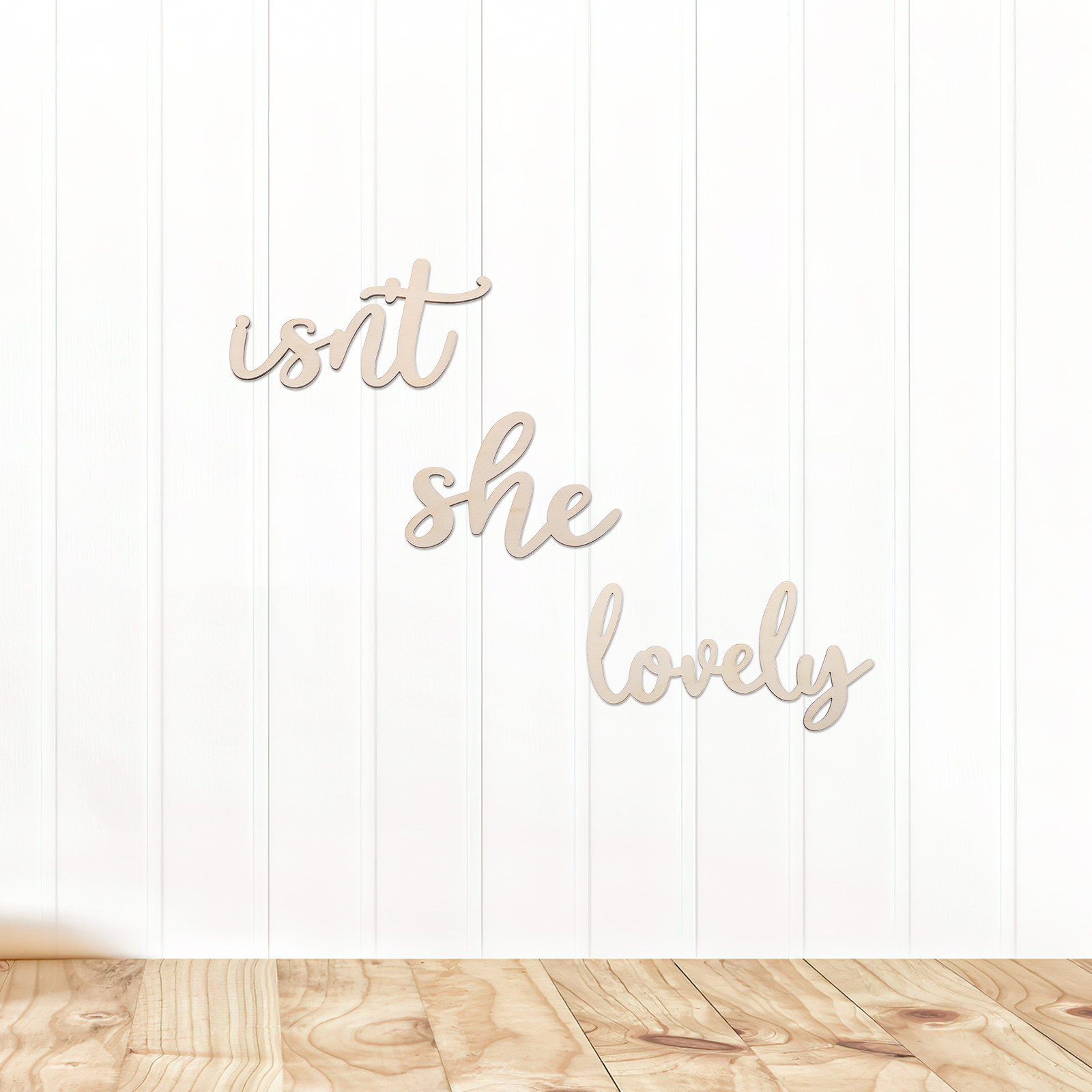 Wood Sign Wooden Wall Sticker  - đánh giá và giá Baby Nursery Wall
