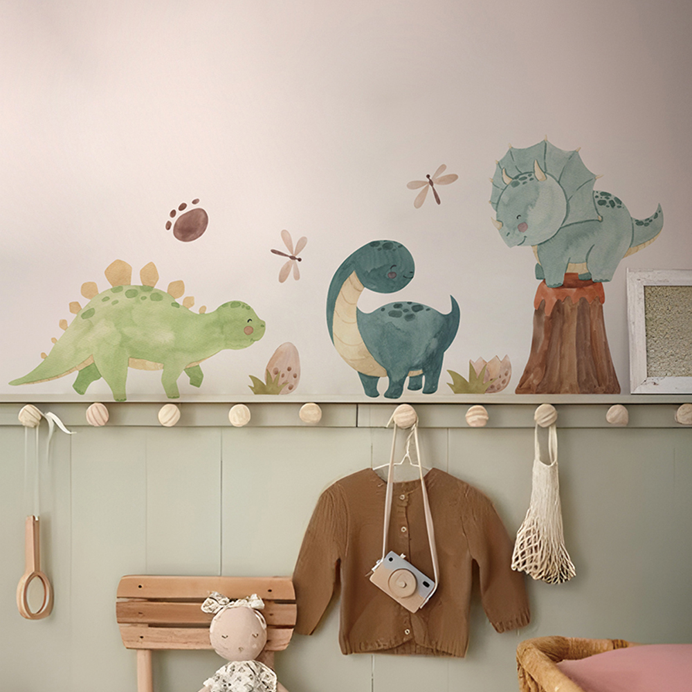 Dinosaur Wall Decals, Dino Alp - đánh giá và giá Baby Nursery Set Furniture
