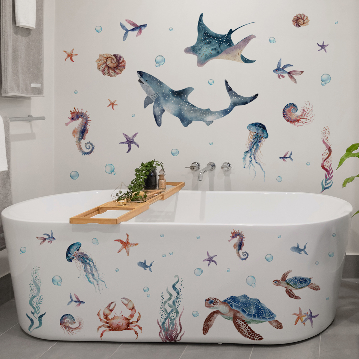 Under The Sea Marine Life Wall - đánh giá và giá Baby Nursery Under The Sea