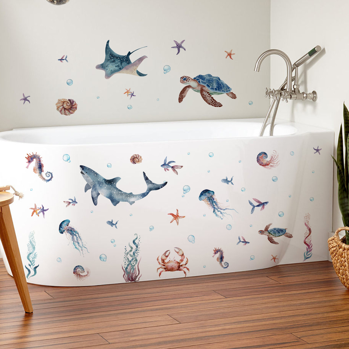 Under The Sea Marine Life Wall - đánh giá và giá Baby Nursery Under The Sea