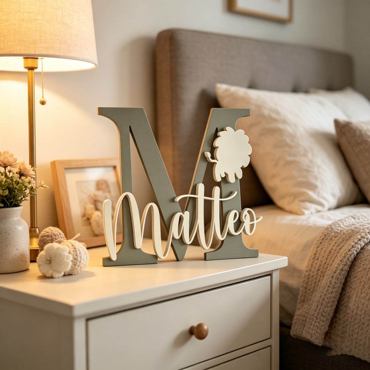 1Pc Custom Lion Name & Initial - đánh giá và giá Baby Nursery Wall
