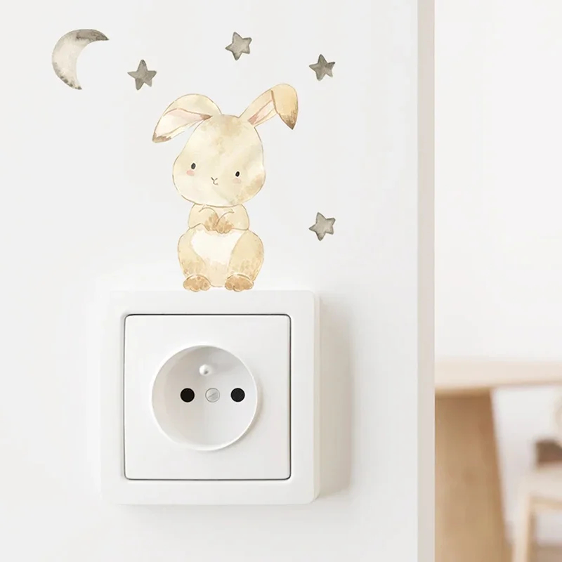 1/2/4/6set Cartoon Animals Wal - đánh giá và giá Wall Decal Nursery